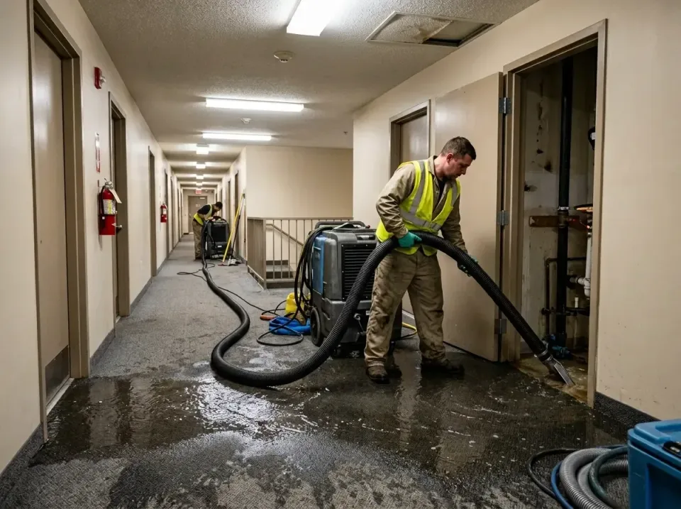 multi-unit-apartment-hallway-f-005 — frequently asked questions, Emergency Burst Pipe Water Extraction & Removal in Weigelst…